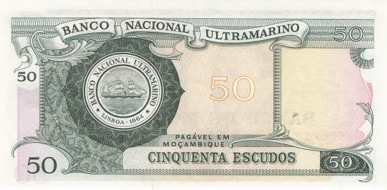 Mosambik p116 50 Escudos 1976